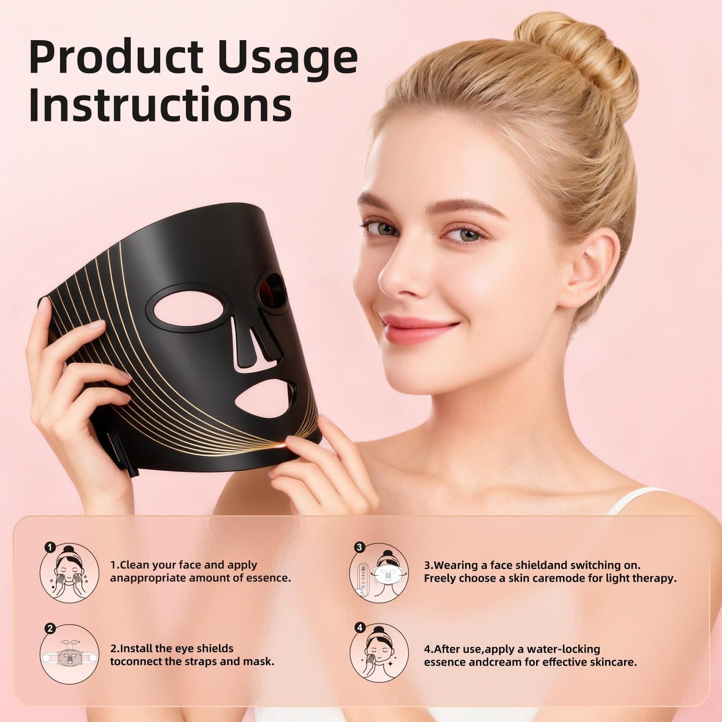 LED Light Therapy mask for face