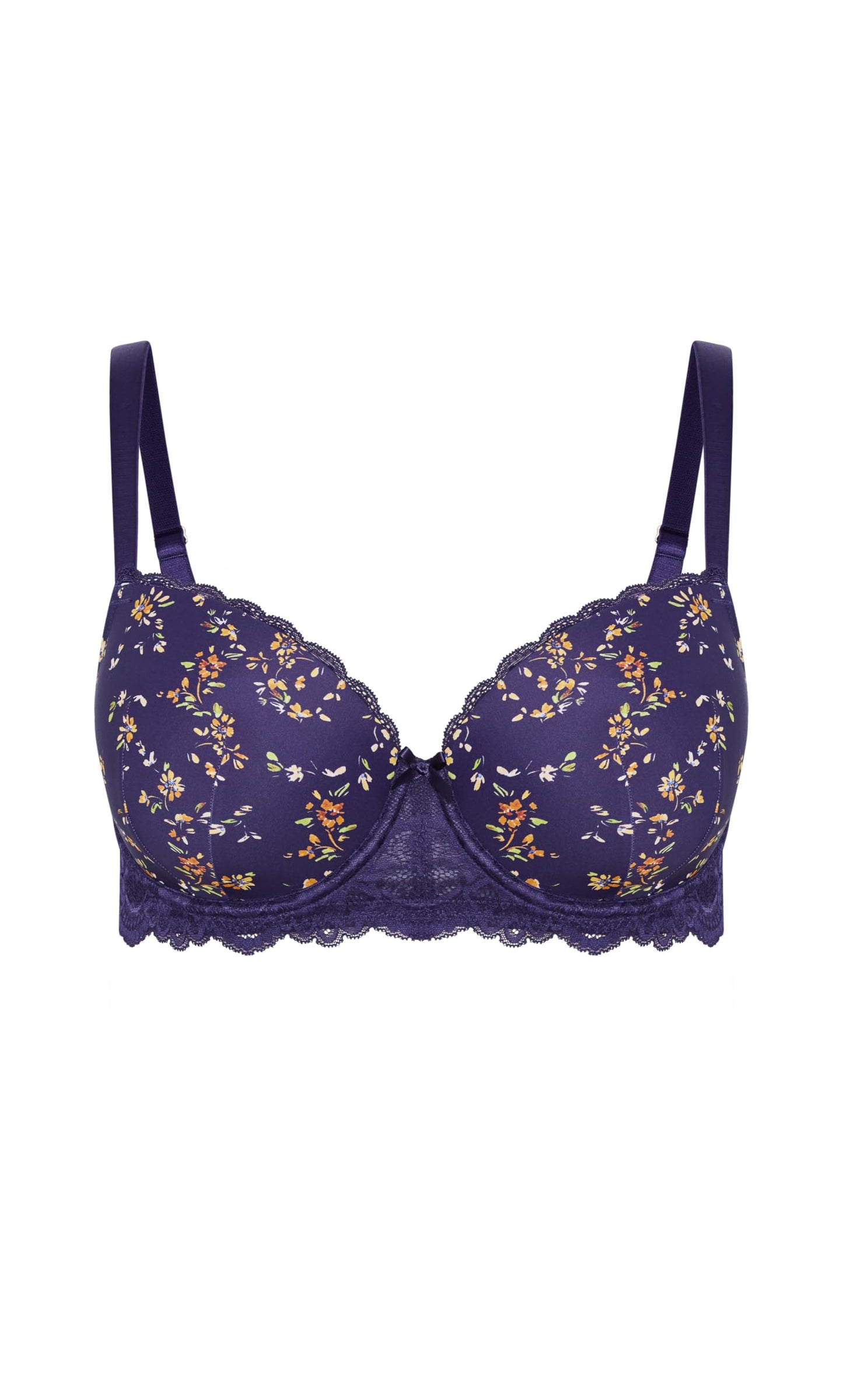 City Chic Plus Size Bra - Hailey Print Contour, 36G