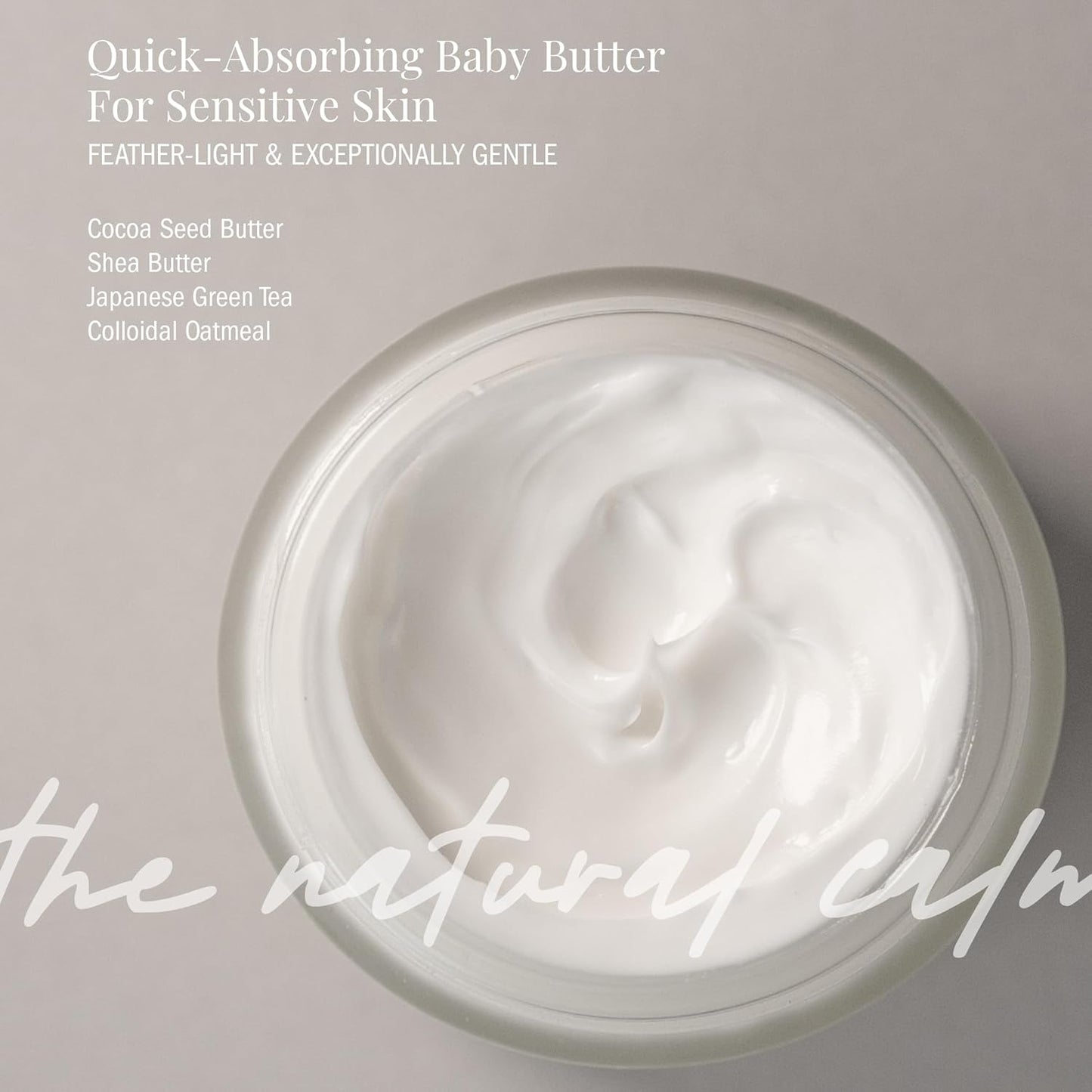 Baby Eczema Butter - Steroid-Free Natural Cocoa Seed Butter & Colloidal Oatmeal | Soothes Itchy Skin | Non-Greasy 4oz