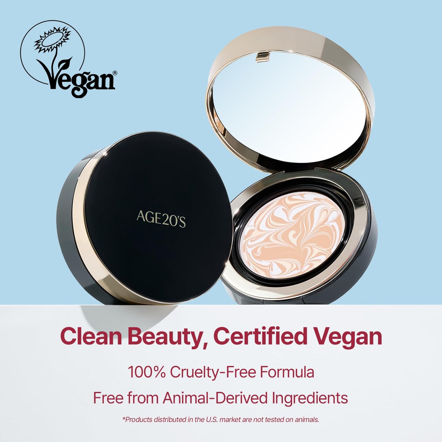 AGE20'S Signature Essence Pact - Korean Cushion Foundation | 23W Beige, Dewy Finish, SPF 50+