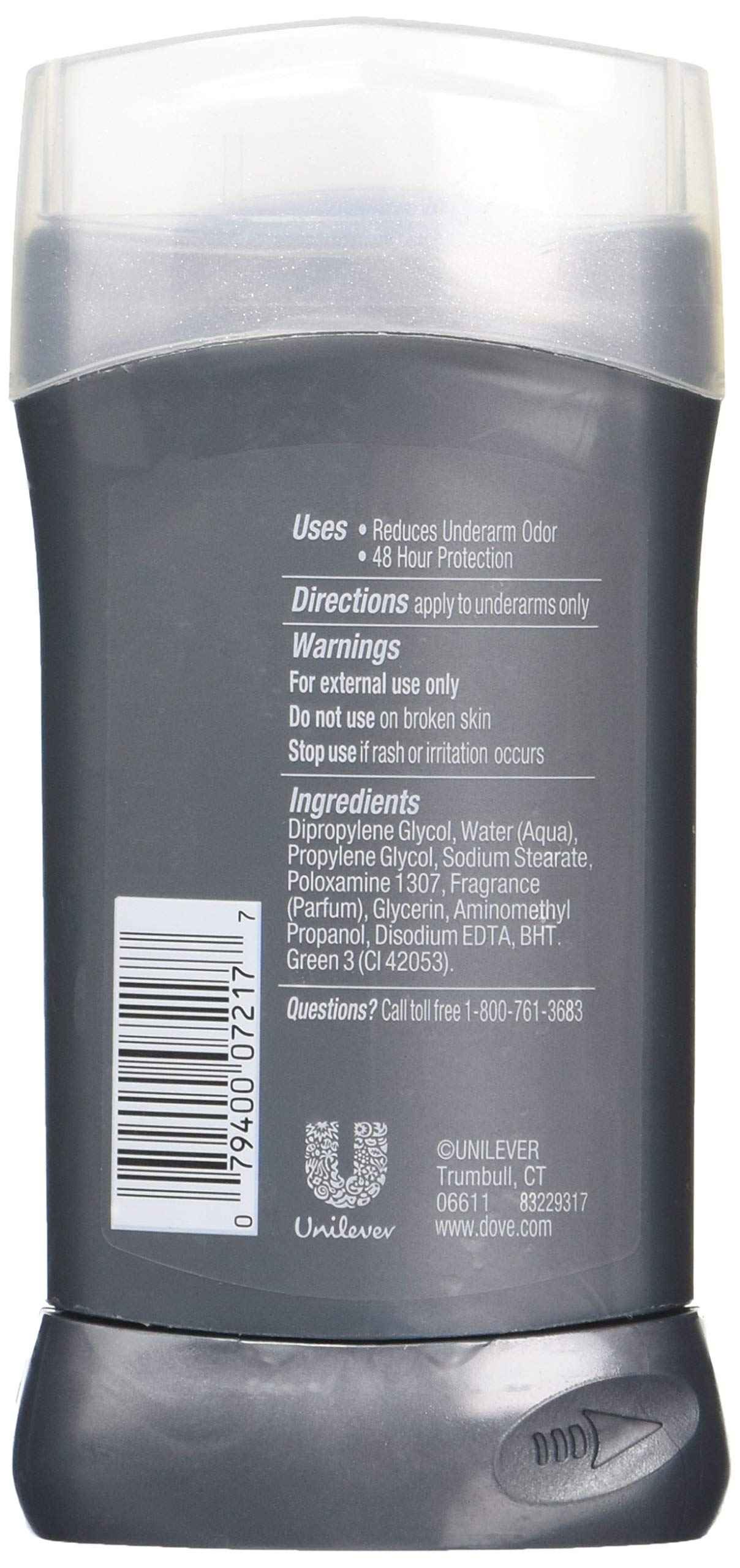 Dove Men+Care Deodorant Stick, Extra Fresh, 3 Ounce (Pack of 3)