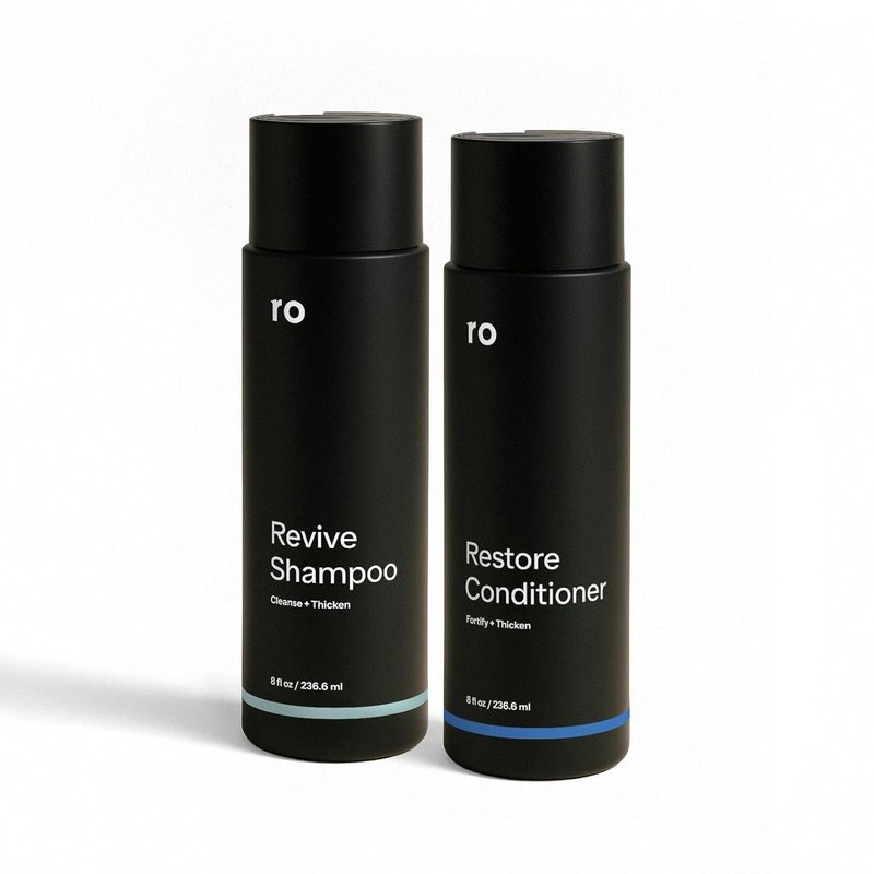 Revive Shampoo & Restore Conditioner Duo for Thicker Hair - Sulfate-Free, 8 fl oz (Pack of 2)