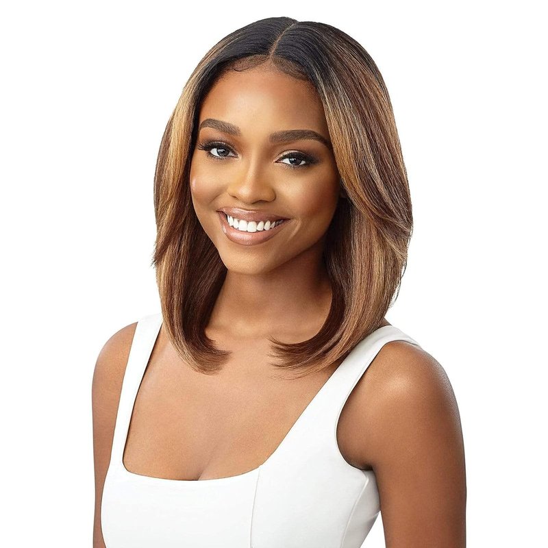 EveryWear Synthetic HD Lace Front Wig - Jet Black, Natural Look & Comfort