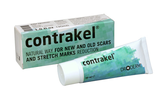 Contrakel® Scar reduction cream with triple action - after Surgeries, Burns, Acne, Injuries, Frostbite - Innovation Award