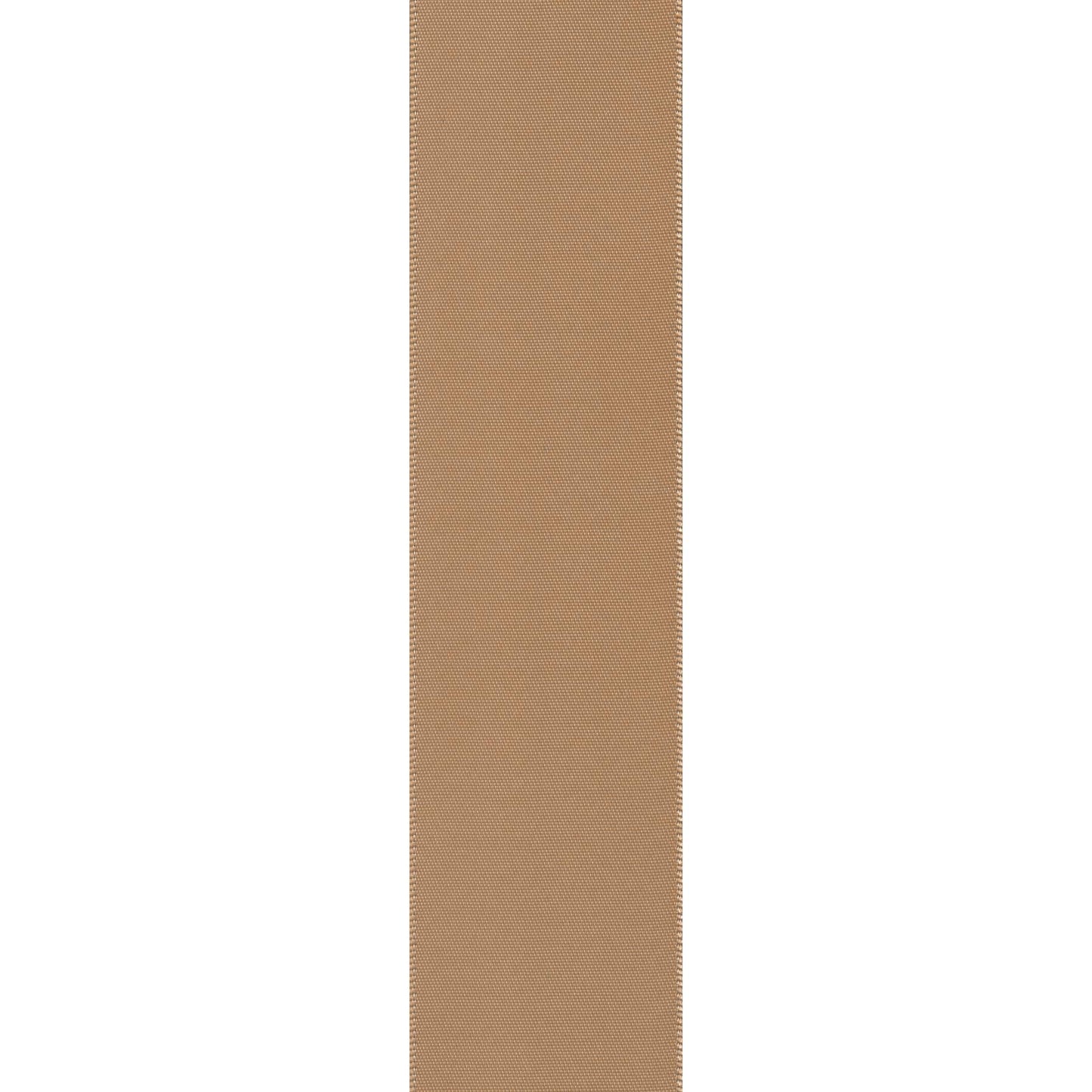 Berwick Offray 475829 1.5" Wide Single Face Satin Ribbon, Oatmeal Natural, 4 Yds