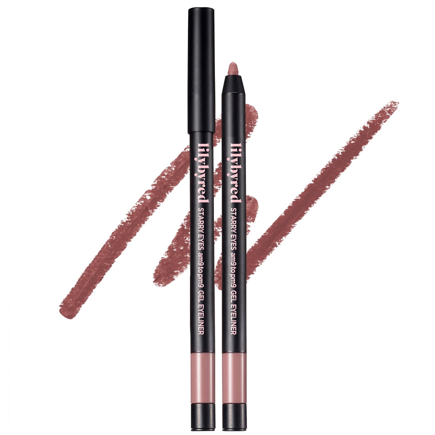 lilybyred Starry Eyes Am9 to Pm9 Gel Eyeliner | Korean Gel Eyeliner, Intense Color Payoff, Creamy Formula, Easy Blending, Built-in Sharpener, Smudge-Proof, Long-Lasting, 0.017 oz. (19 Misty Fig)