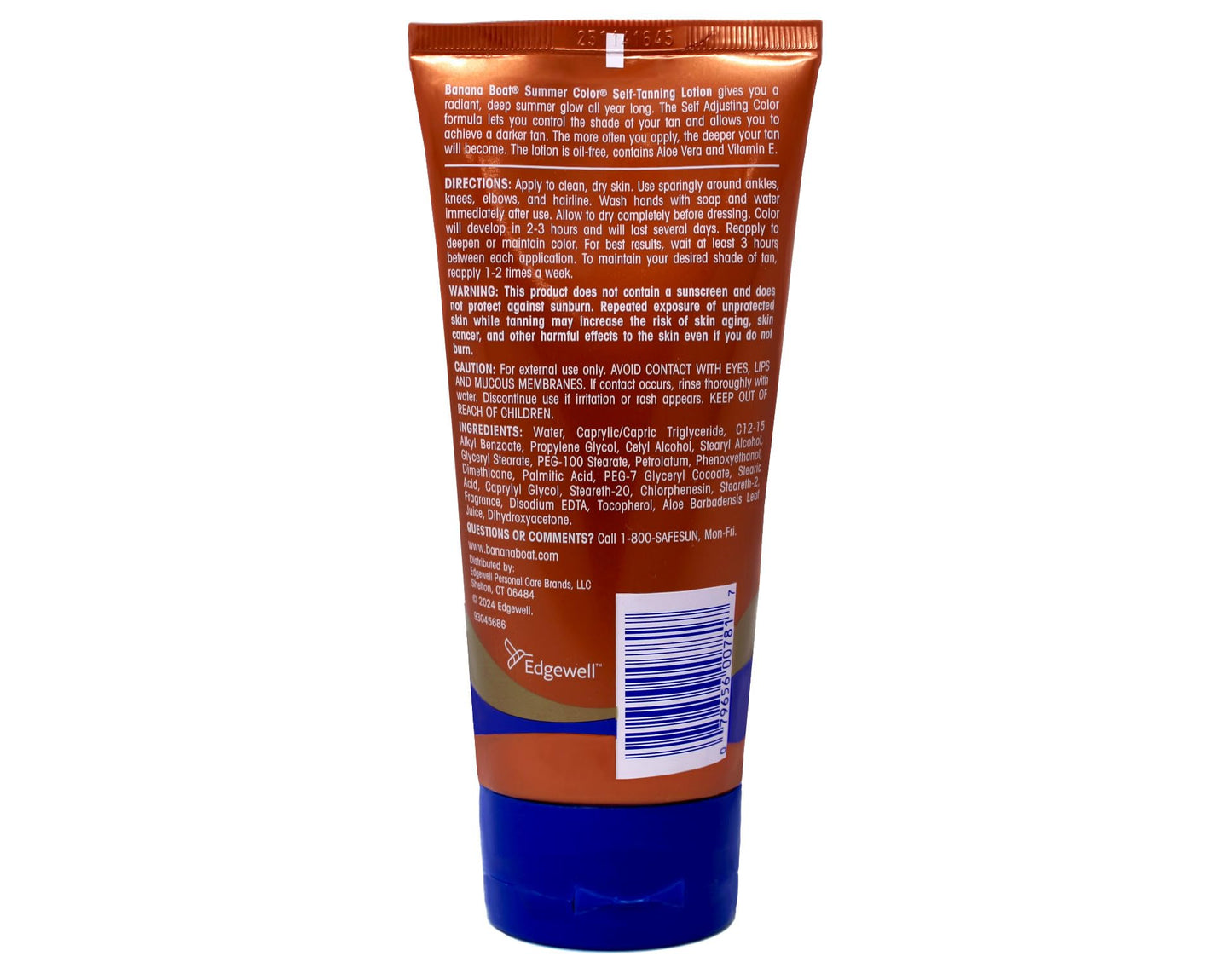 Banana Boat Summer Color Self Tanning Lotion, 6oz | Self Tanner, Deep Dark Color for All Skin Tones, Gradual Tanning Lotion, Sunless Tanner, 6oz (Pack of 3)