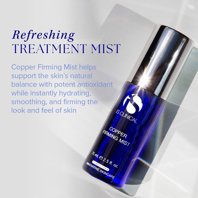 iS CLINICAL Copper Firming Mist - Hydrating Skin Toning Spray | Makeup Setting Spray