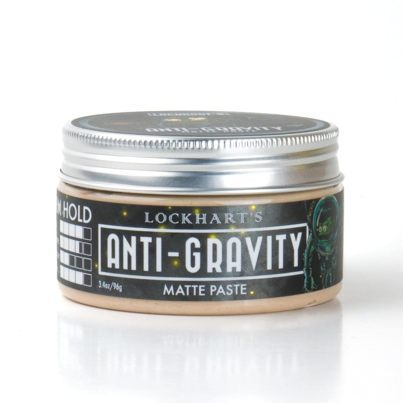 Lockhart's Anti-Gravity Matte Hair Paste | Handcrafted Clay Pomade for Men - High Texture, Low Shine - Cucumber & Rosemary Extract (3.4oz)