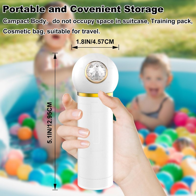 TopQuaFocus Ear Dryer for Adults Kids, Electronic Inner Ear Fluid Removal Tool, Circulation Design - 2min Quick Drying Eardrum, Ideal for Swimmers’ to Dry the Air of Ears