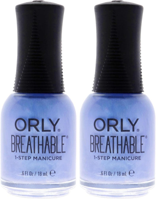 Orly Breathable Treatment Plus Color - 2060033 You Had Me At Hydrangea Nail Polish Women 0.6 oz (Pack of 2)