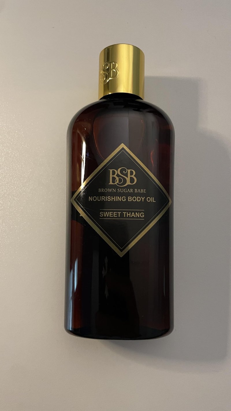 Brown Sugar Babe Sweet Thang Body Oil, Nourishing Oil for Women, Scented Skin Care, Perfume Body-Oil, Paraben Free, Made in USA