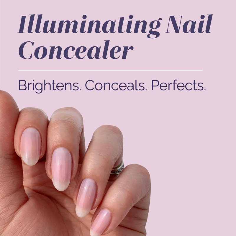 LONDONTOWN One Step Hero Minis – 4-Piece Nail Gift Set with Tint, Brightening & Strengthening, No Base or Top Coat Needed