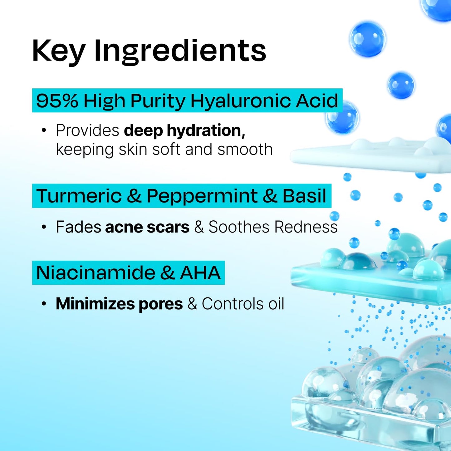 Celladix Hyaluronic Frozen Sherbet Mask – 95% Pure Hyaluronic Acid with Niacinamide & AHA – Instant Cooling for Morning Depuff, Hydration, Lifting & Pore Refining – Korean Skincare, 9 Pods 4.22 Fl Oz