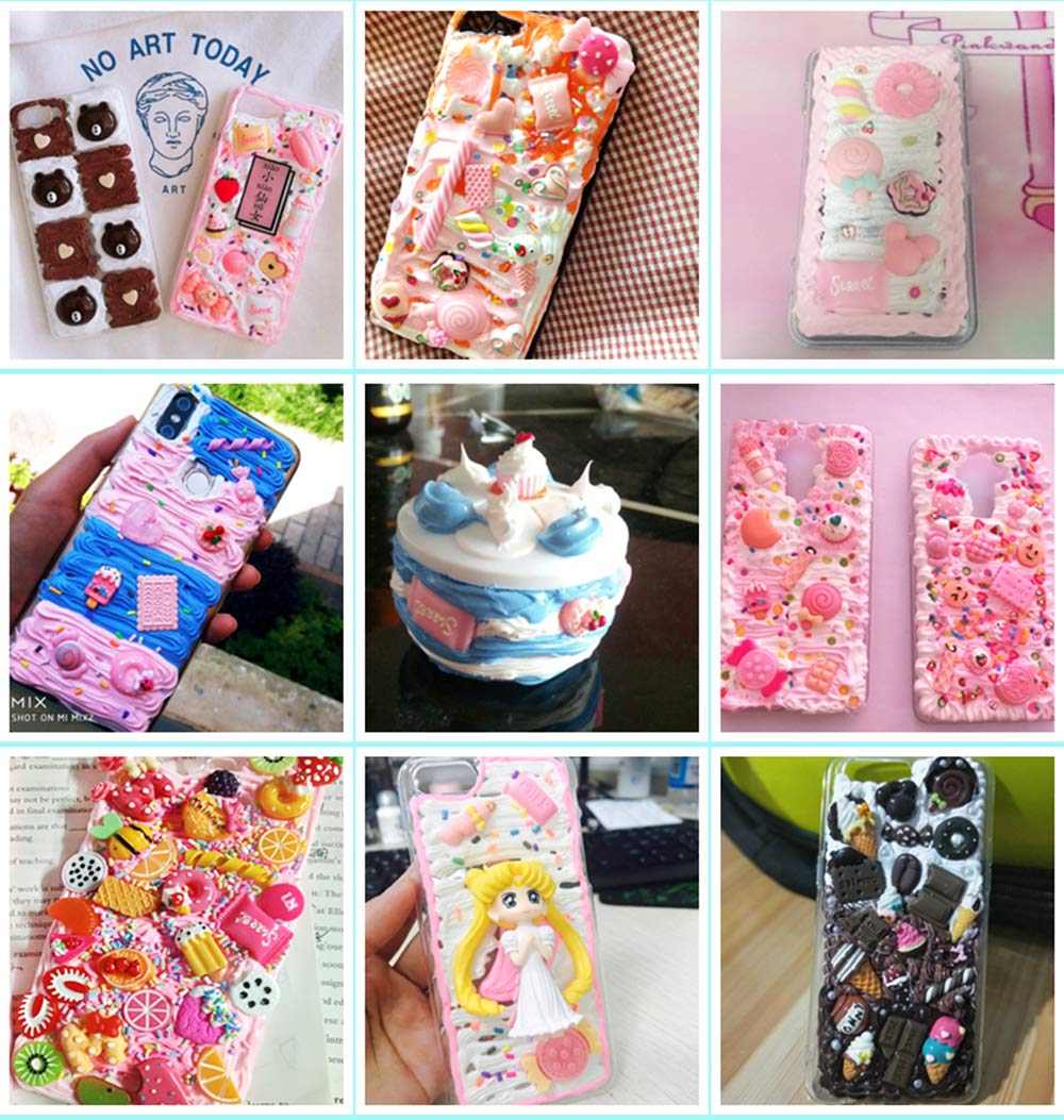 EHOPE 120G Fake Sprinkles Resin Sprinkles Fake Candy Sprinkles Clay Sprinkles Polymer Sprinkles Polymer Clay Slices for Nail Art DIY Crafts Cake Phone Case（Clay Slices+Sugar+Zuan+12C-120G