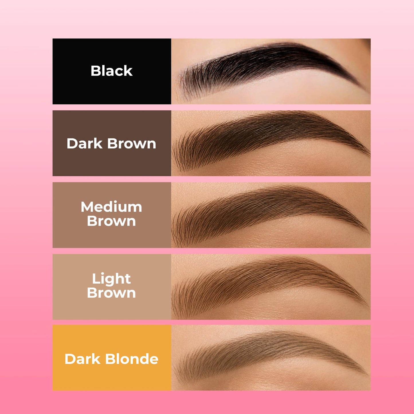 MENELA Dark Brown Eyebrow Henna Kit – Henna for Eyebrows – Eyebrow Dye & Henna for Brow – Natural Vegan Ammonia-Free – Up to 60 Applications, 2.5g Henna & 15ml Fixer, Bamboo Extract