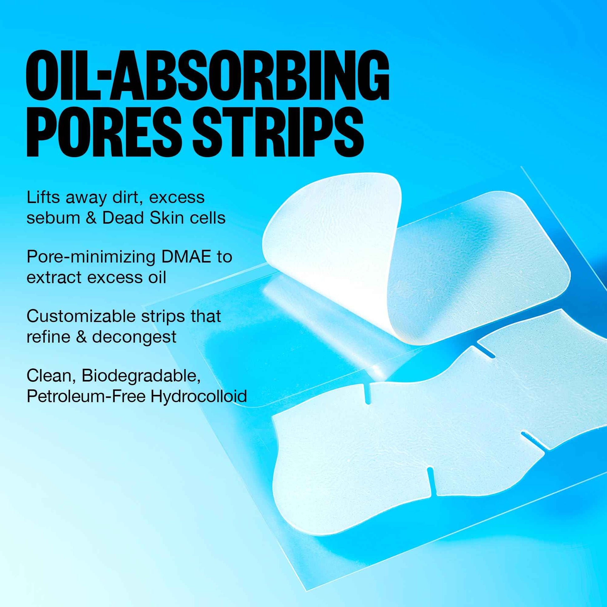 PEACE OUT Skincare Pore Minimizing Strips, Hydrocolloid Pore-Refining Nose and Face Strips with Retinol & Vitamin A to Shrink Enlarged Pores and Remove Blackheads (4 pore and 4 nose strips)