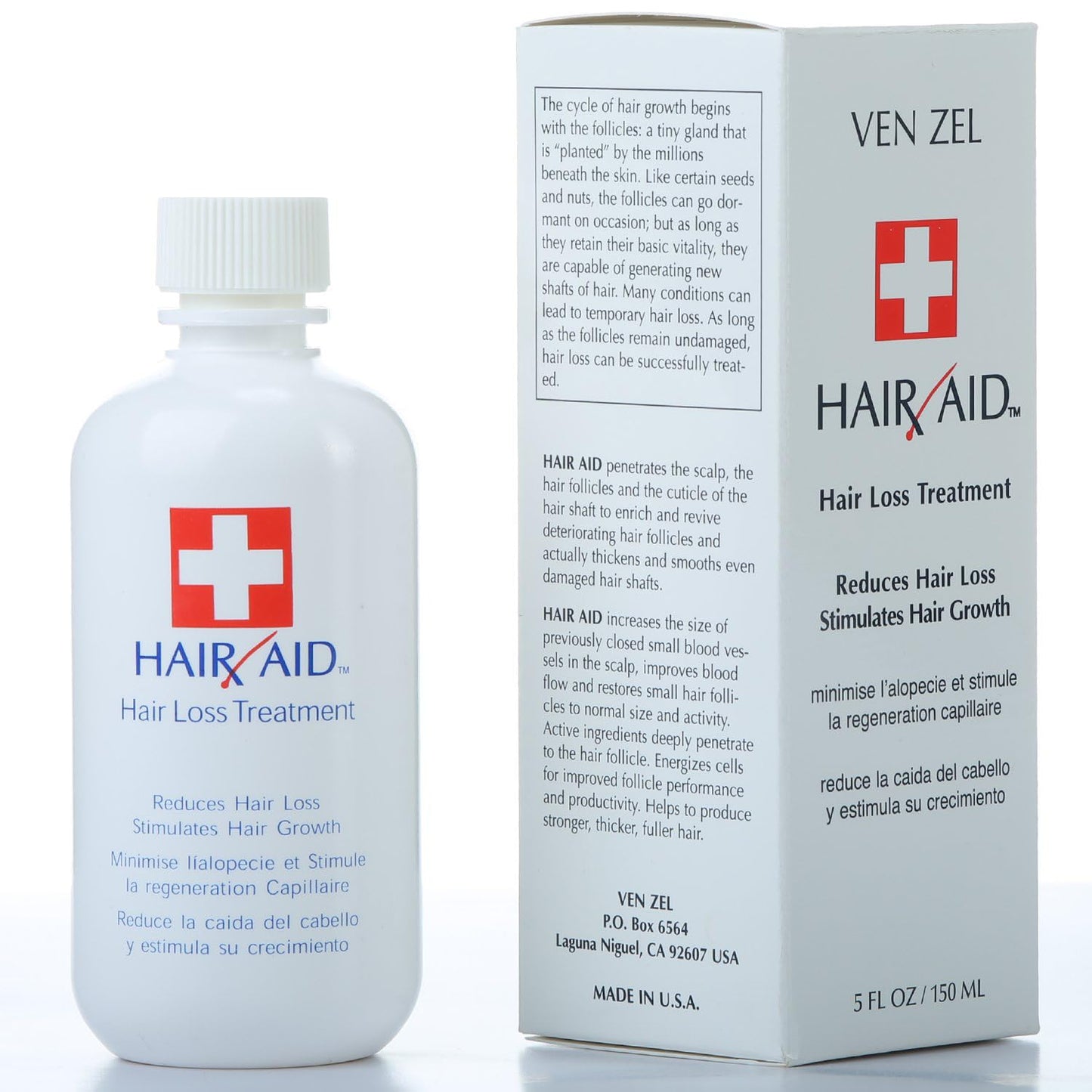 Hair Loss Treatment - Stimulate Hair Growth with Vitamin C & E | Ginseng & Rosemary Extracts | 150 ml