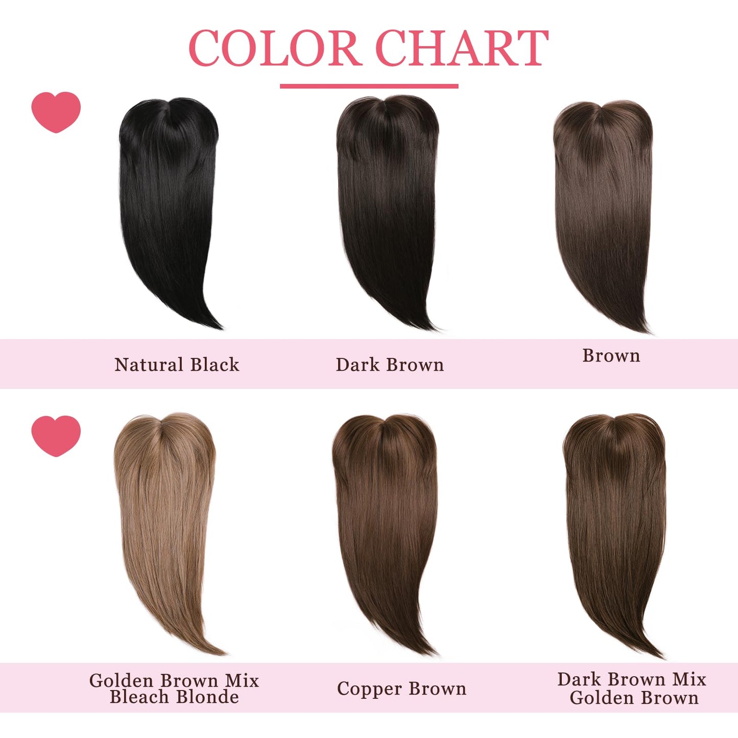XIXISNOW Toppers Hair Pieces for Women 24 Inch Long Straight Clip in Hair Toppers for Women Thinning Hairs Synthetic Hand-Tied Hairline Heat Resistant Layered Womens Wig Topper Adding Volume Black