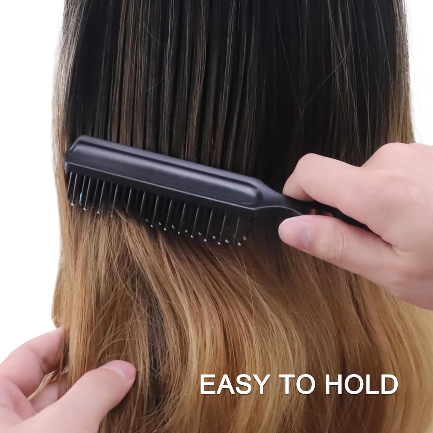50 Pack Hair Brushes in Bulk for Homeless, Hair Brush Bulk Soft Bristles Brush for Curly Wavy Hair Blow Drying Styling Detangling Suitable for Shelter, Hotel(Black)
