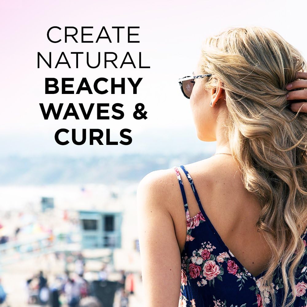 Conair INFINITIPRO 1-Inch to 1/2-Inch Curling Wand - Tourmaline Ceramic for Beachy Waves