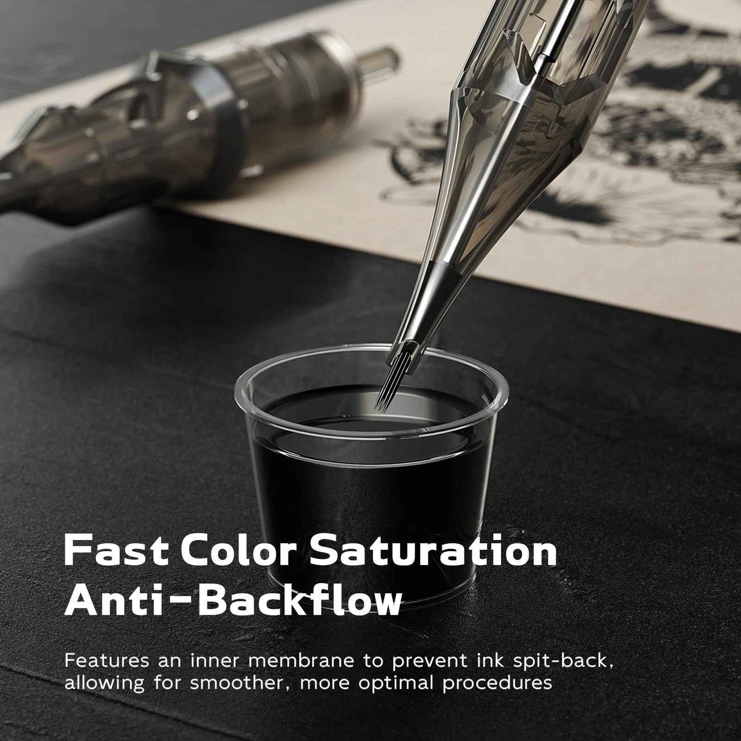 Tattoo Cartridge Needles for tattooing,Box of 24Pcs, Disposable Tattoo Needle (1005RL)