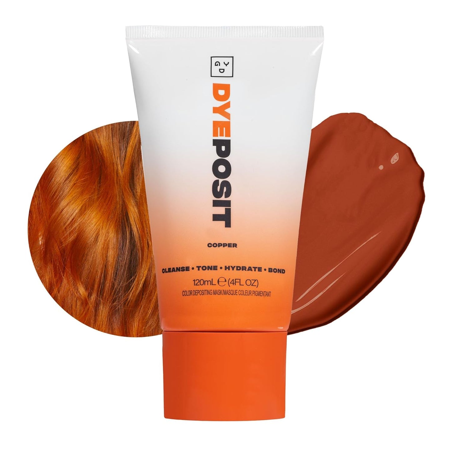 Good Dye Young Color Depositing Mask - Vegan Toning Treatment for Color-Treated Hair | Copper, 4 fl oz