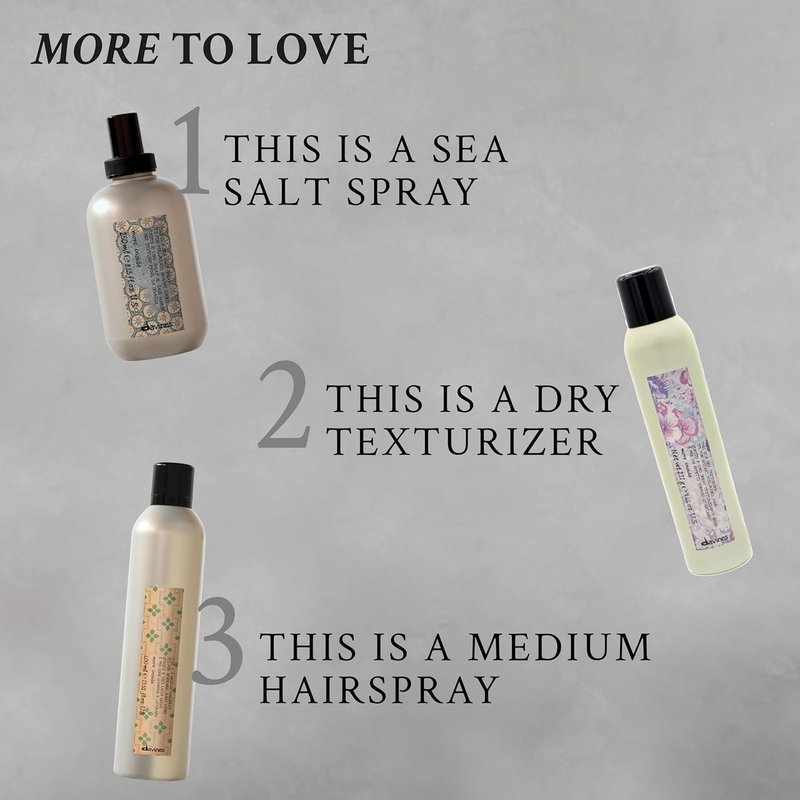 Davines Texturizing Serum - Light Hold for Wavy Hair | Adds Body & Softness, 5.07 Fl Oz