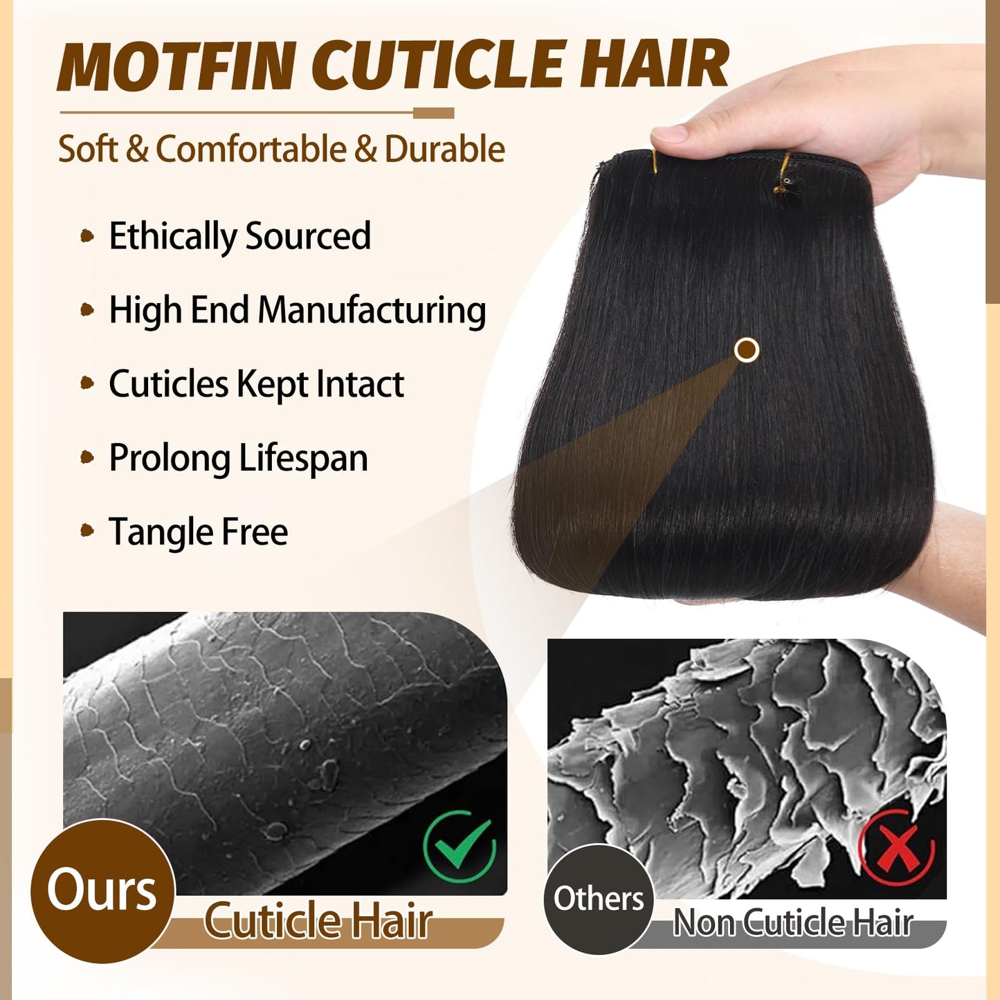 Clip in Hair Extensions Real Human Hair, 16 inch 90g, Balayage Invisible Remy Human hair Clip in Extensions for Women Seamless Straight 8Pcs Double Weft Natural Black