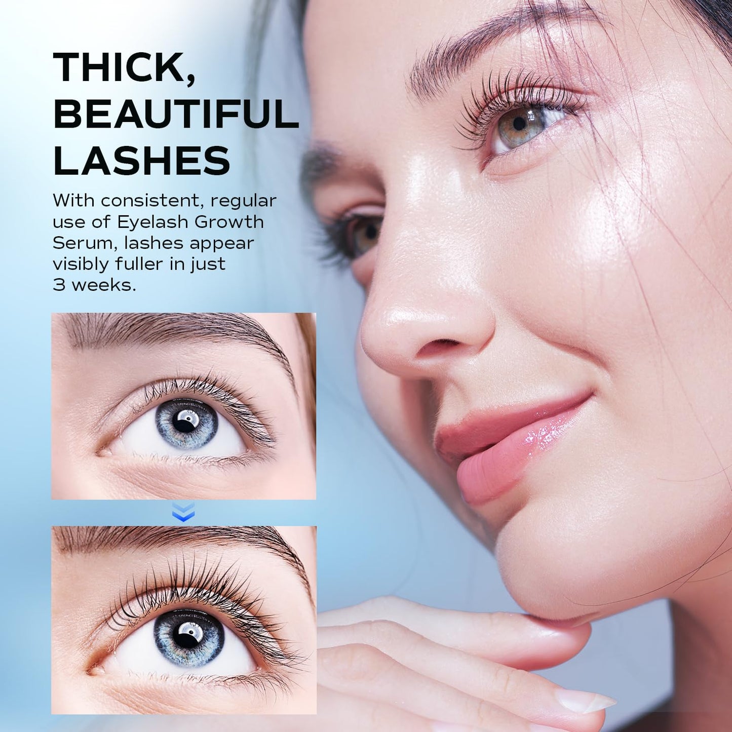 Advanced Lash Serum for Eyelash Growth: LashRay Renewing Eyelash Serum