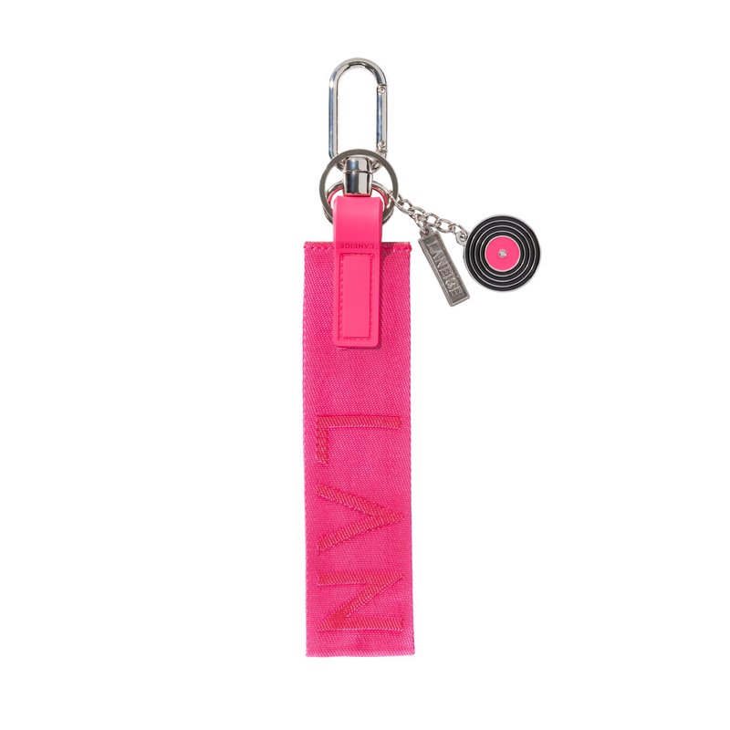 LANEIGE JuicePop Box Lip Tint Wristlet & Keychain | Limited Edition K-Pop Pink Lip Tint Holder with Charms | Clip-On Wristlet for JuicePop Box | On-the-Go Beauty Accessory
