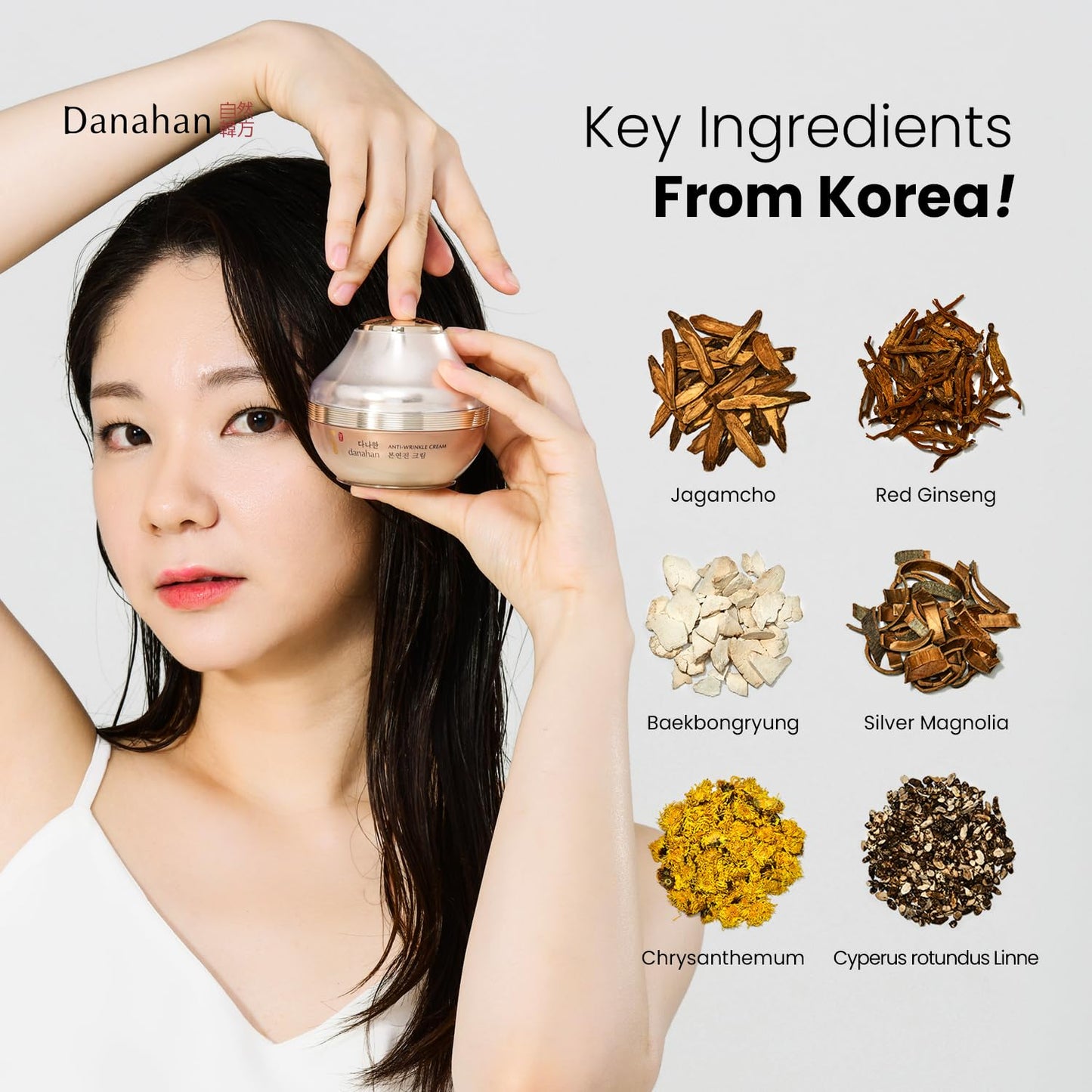Danahan Bon Yeon Jin Cream 1.69 fl oz(50ml) | Anti-Wrinkle, Moisturizing, Hydrating, Soothing, Korean Skin Care, Korean Skin Care Set