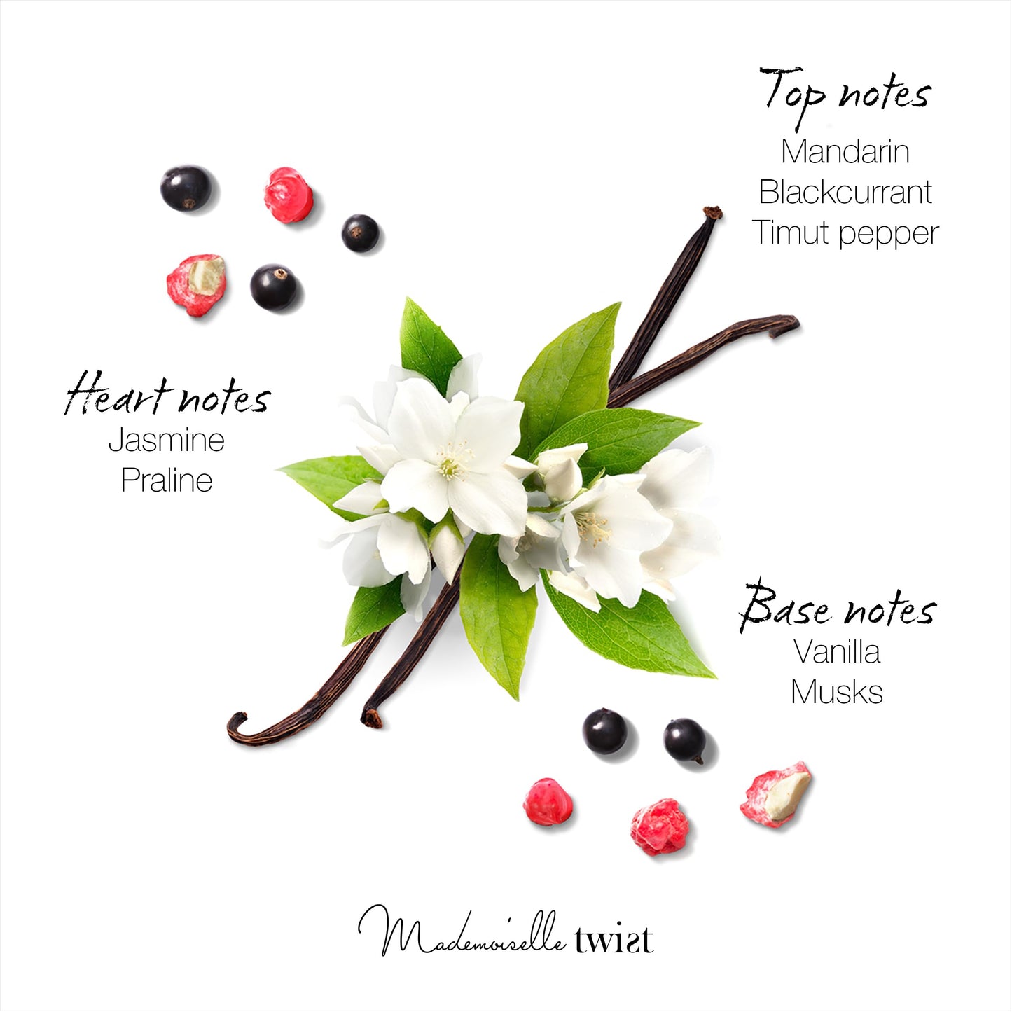 Mauboussin - Mademoiselle Twist 90ml (3 Fl Oz) - Eau de Parfum for Women - Floral, Oriental & Gourmand Scents