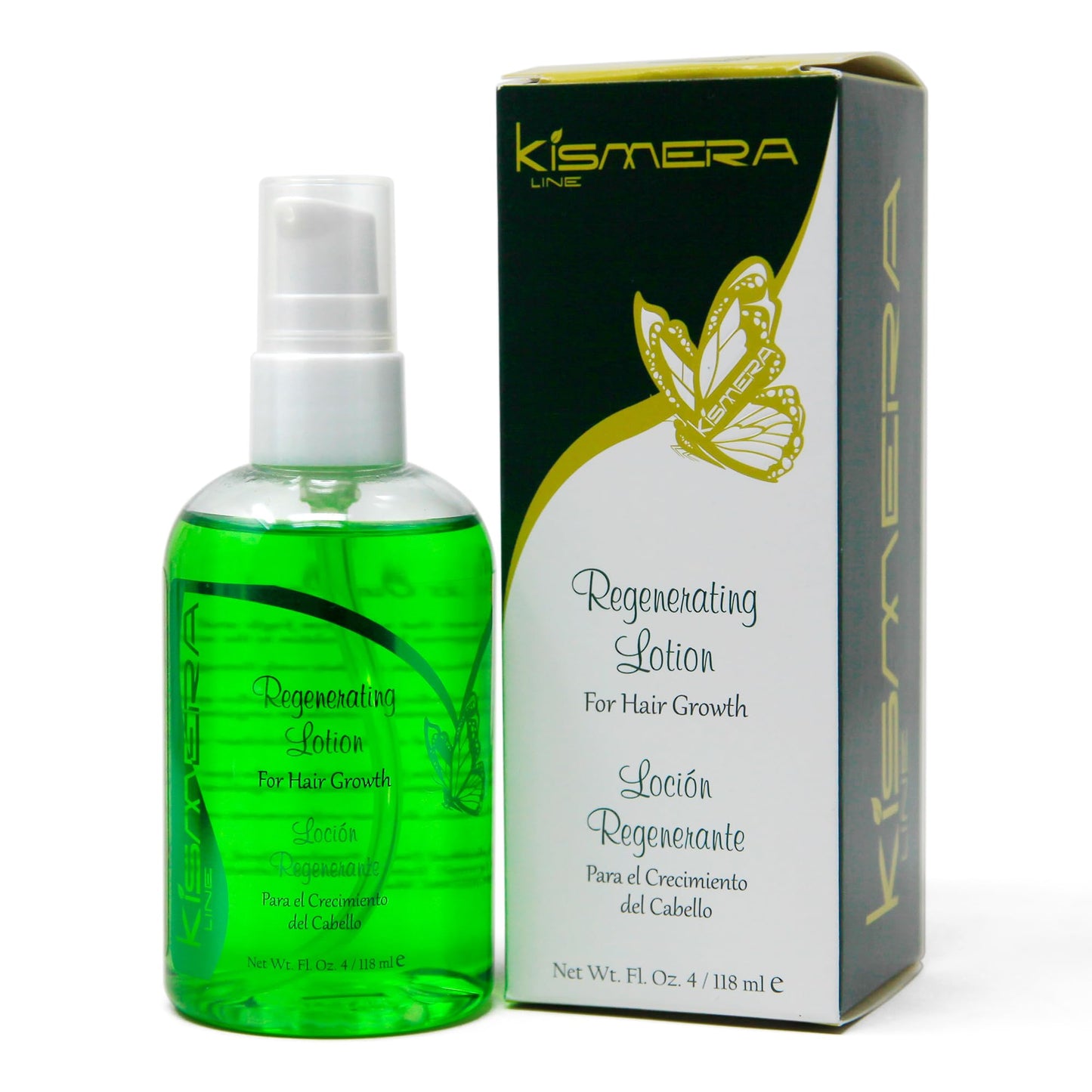 Kismera Hair Loss Lotion & Regenerating Hair Growth Lotion 4oz "Set"