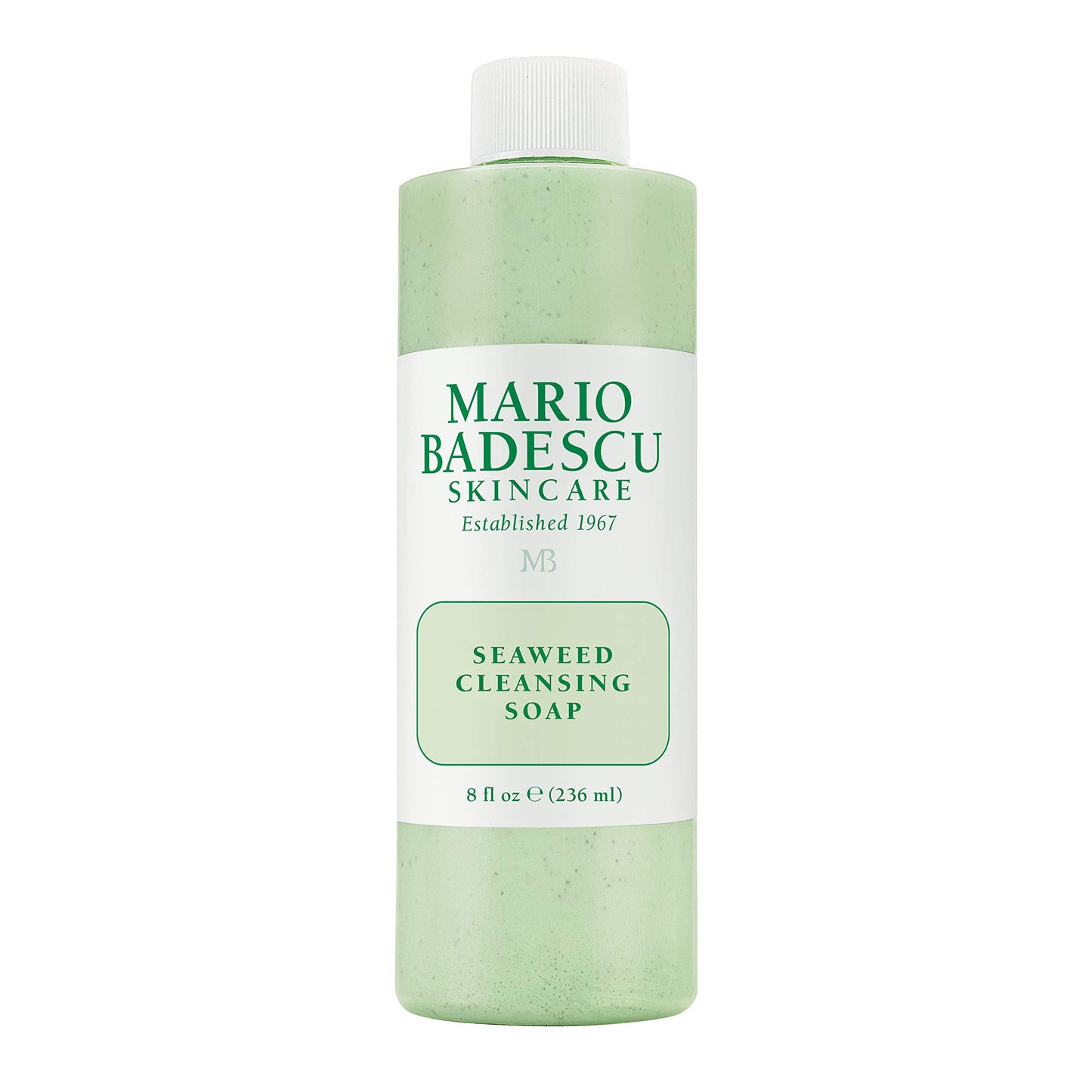 Mario Badescu Seaweed Cleansing Soap for All Skin Types |Creamy Cleanser that Gently Exfoliates |Formulated with Seaweed Grains & Bladderwrack Extract, 8 Fl Oz