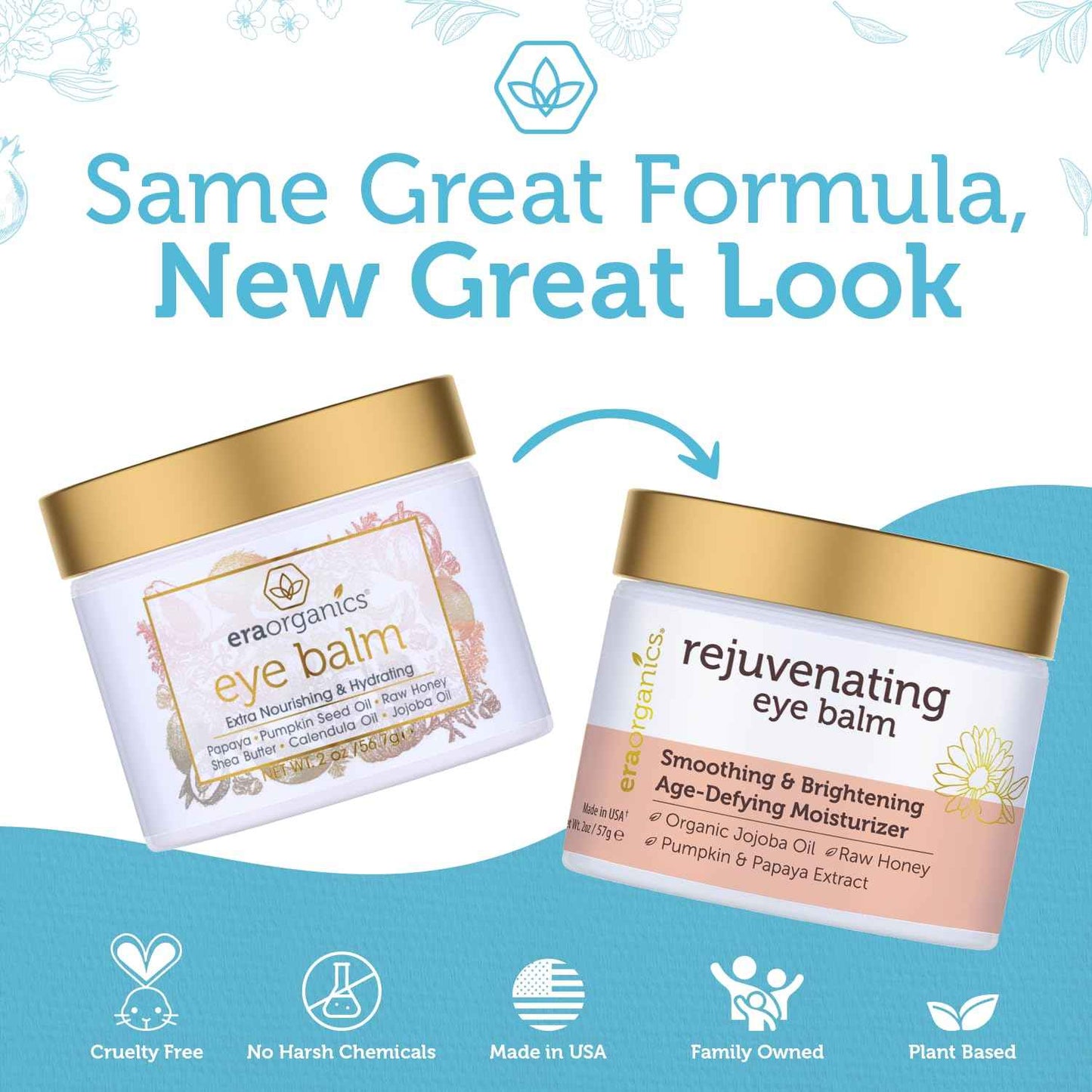 USDA Organic Eye Moisturizer Cream - Rejuvenating and Nourishing Age Defying Balm - Natural Ingredients for Sensitive Skin with Jojoba Oil, Argan Oil for Puffiness, Fine Lines Plus More
