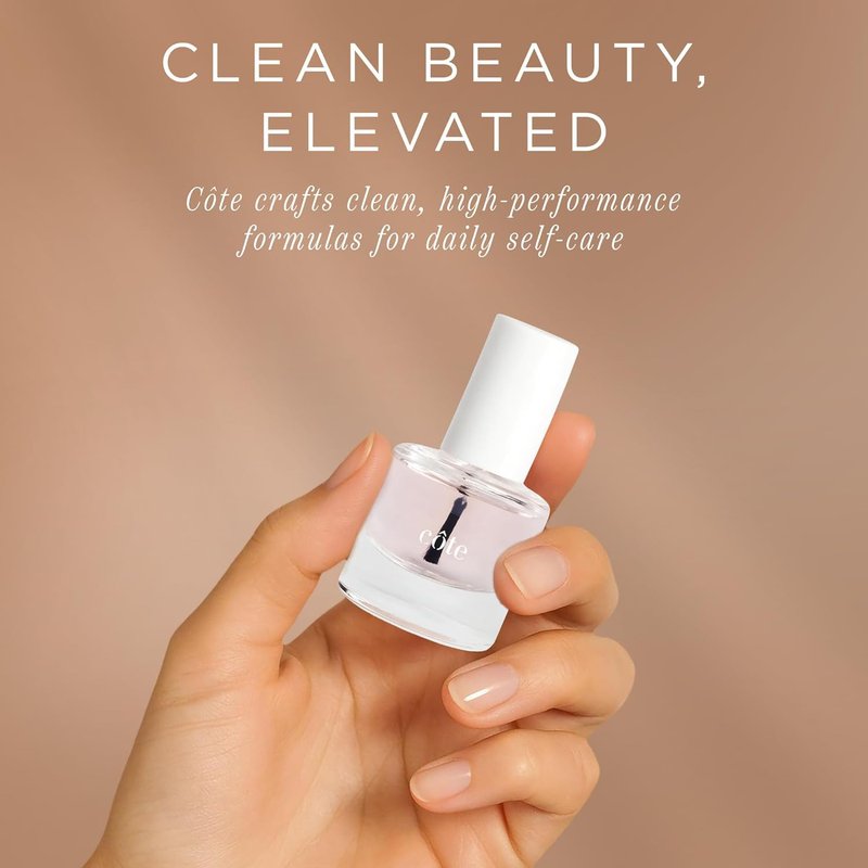 Nail Strengthening Base Coat - Vegan & Cruelty-Free Formula with Horsetail Extract | Fast Drying, 0.27 fl oz (8 ml)