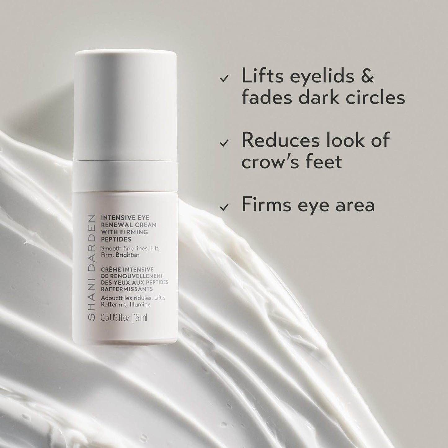 Intensive Eye Renewal Cream - Hydrating Under Eye Treatment for Dark Circles & Fine Lines | Niacinamide & Shea Butter, 0.50 fl oz
