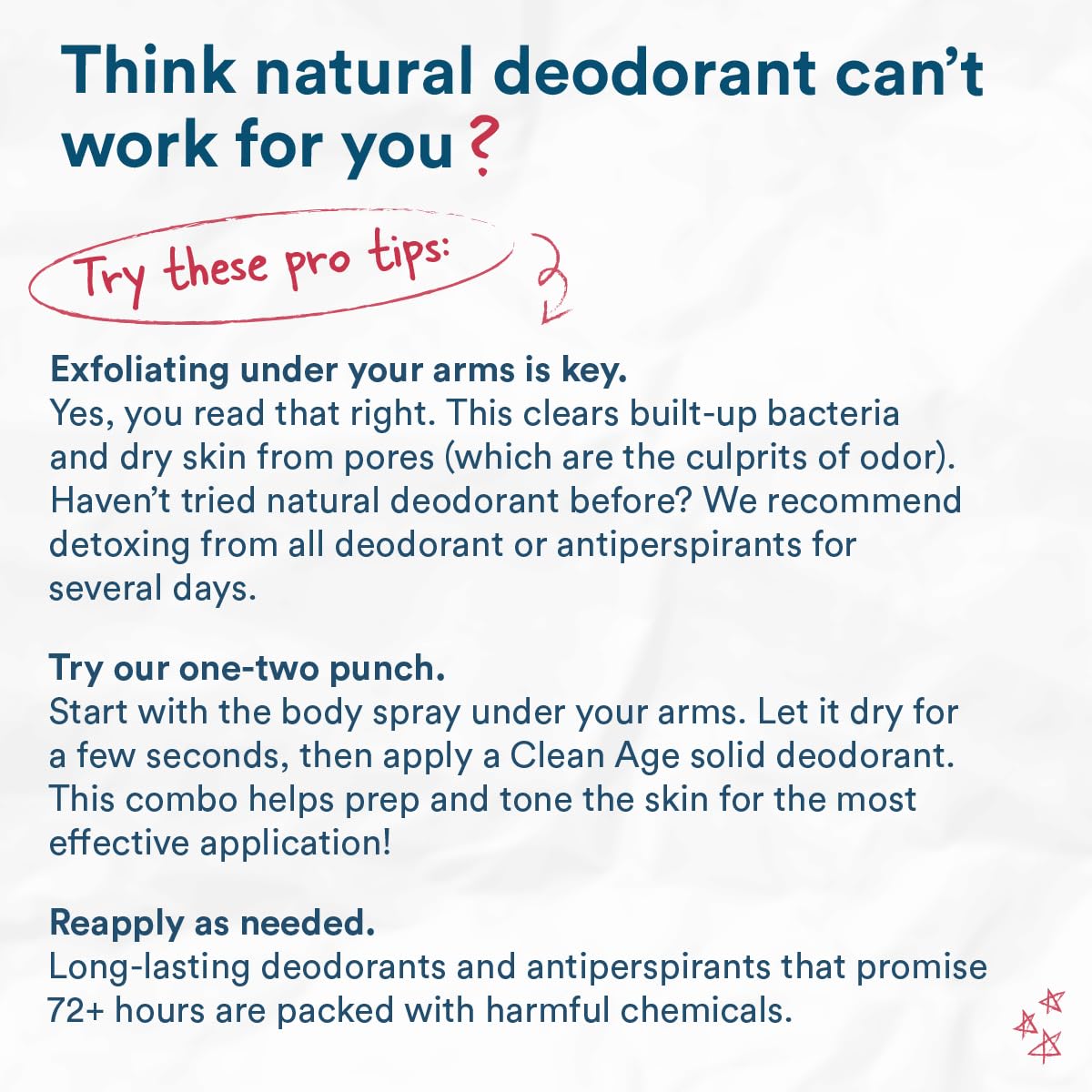 CLEAN AGE - Aluminum Free Deodorant & Body Spray for Whole Body - 3 Pack 4oz ea - Wanderlust Collection (Cedar, Oasis and Sandalwood) - Clean Deodorant and Body Spray for Teen Boys and Girls