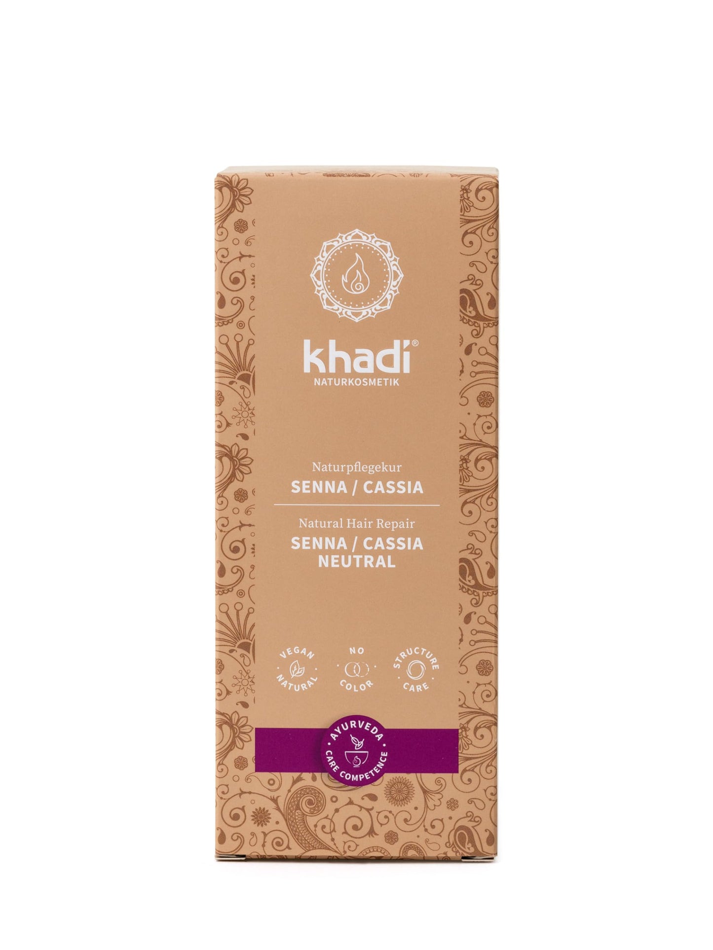 khadi SENNA/CASSIA Natural Hair Color - This colorless intensive care provides shine, volume, and elasticity - Plant hair color 100% herbal & natural - 3.5 oz