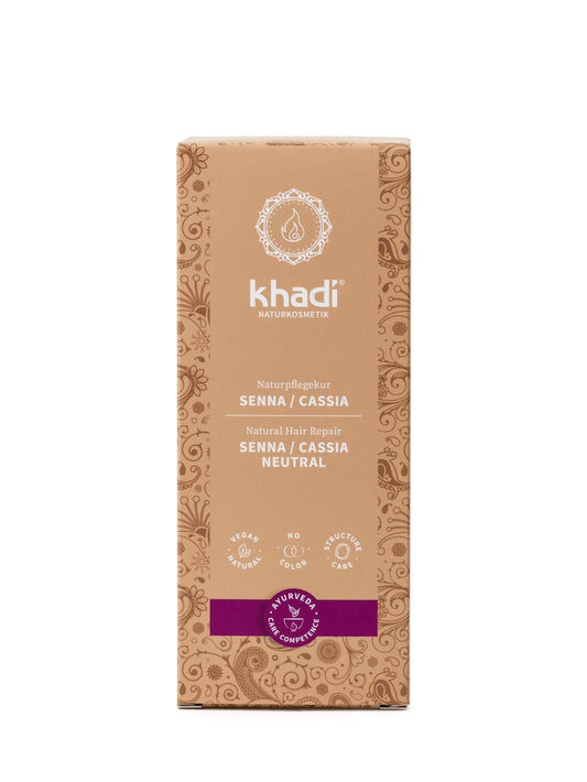khadi SENNA/CASSIA Natural Hair Color - This colorless intensive care provides shine, volume, and elasticity - Plant hair color 100% herbal & natural - 3.5 oz