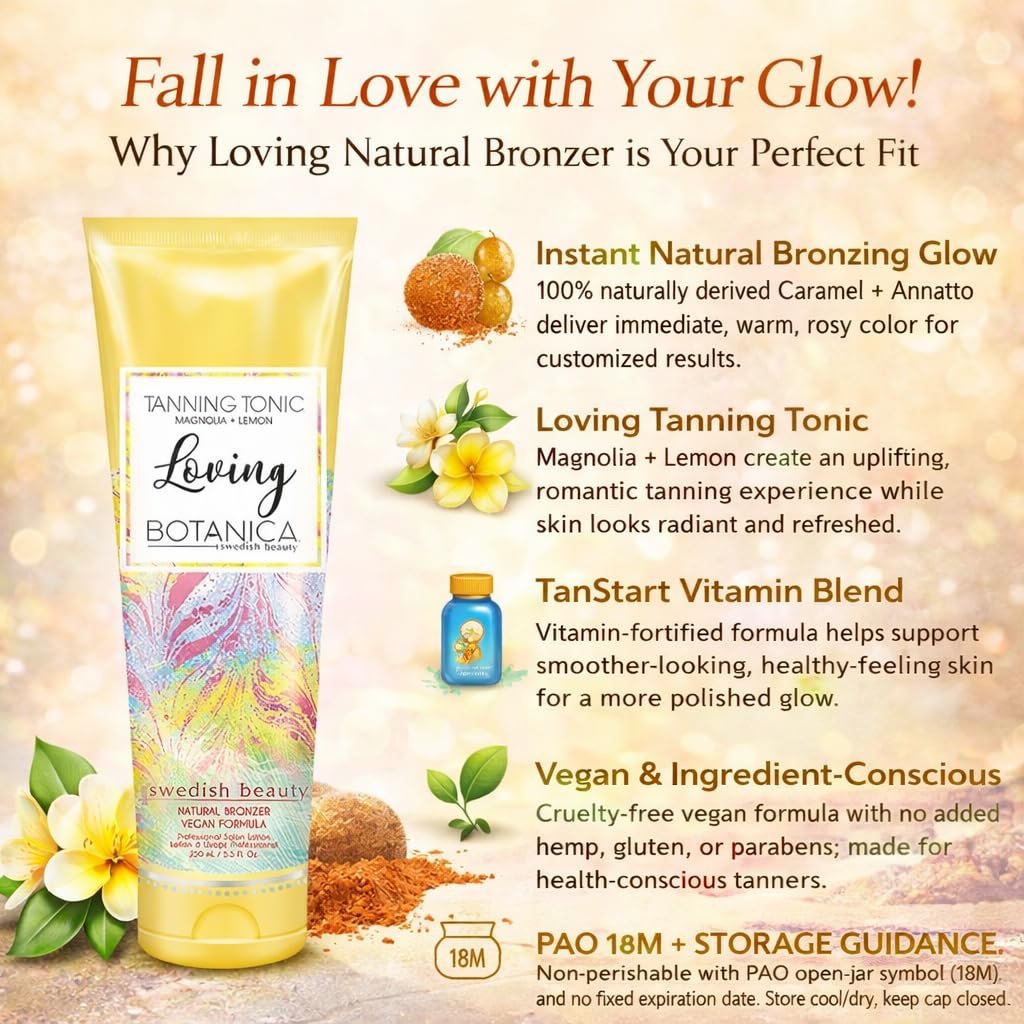 swedish beauty loving tanning tonic botanica tanning lotion