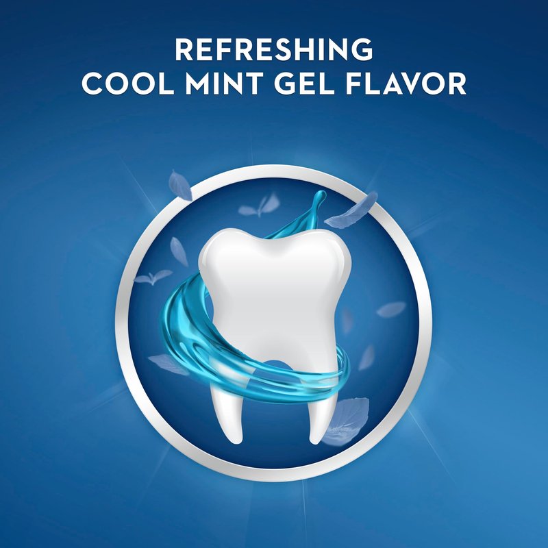 Crest Cavity Protection Cool Mint Flavor Liquid Gel Toothpaste 8.2 Oz (Pack of 6)