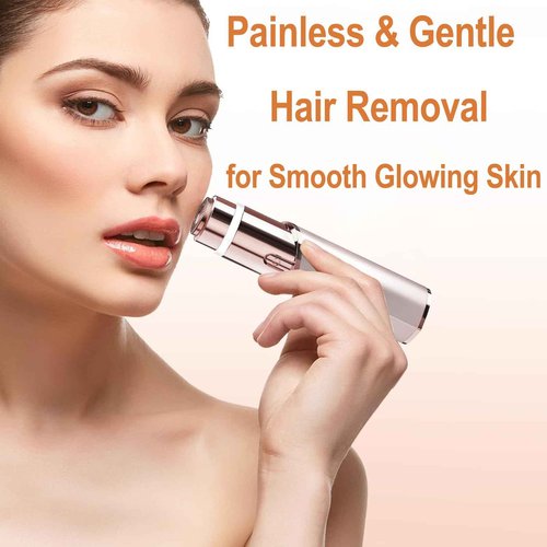 Generation 3 Replacement Heads for NEW Finishing Touch Flawless Facial Hair Remover Gen 3 - Double Precision Enhanced Floating Blades Heads for Flawless Gen 3, PACK of 6, w/Storage Case & Clean Brush