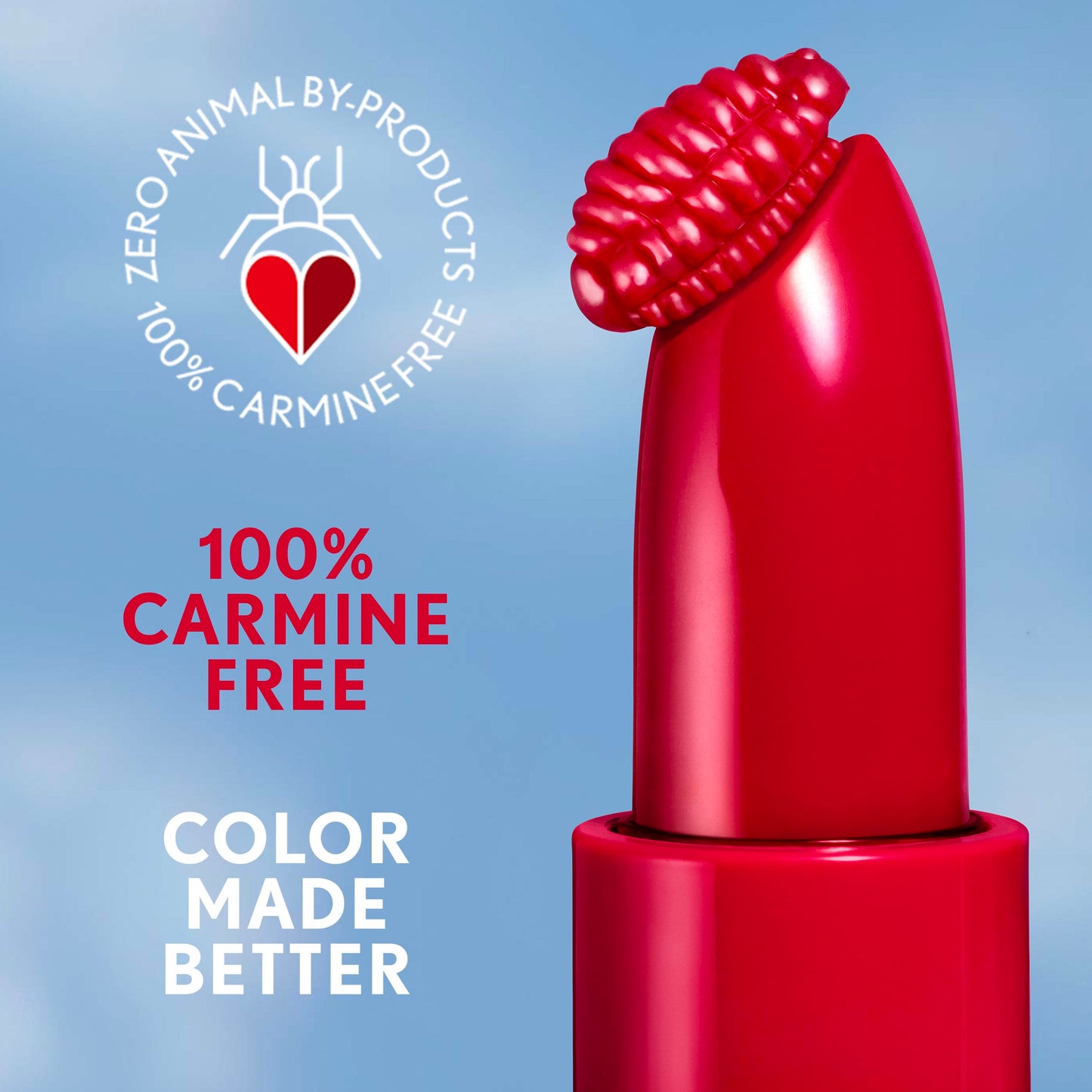 CoverGirl Clean Lip Color, Crema, Satin Finish, Squalane, Avocado & Aloe, Carmine-Free, Non-Drying, 0.12oz