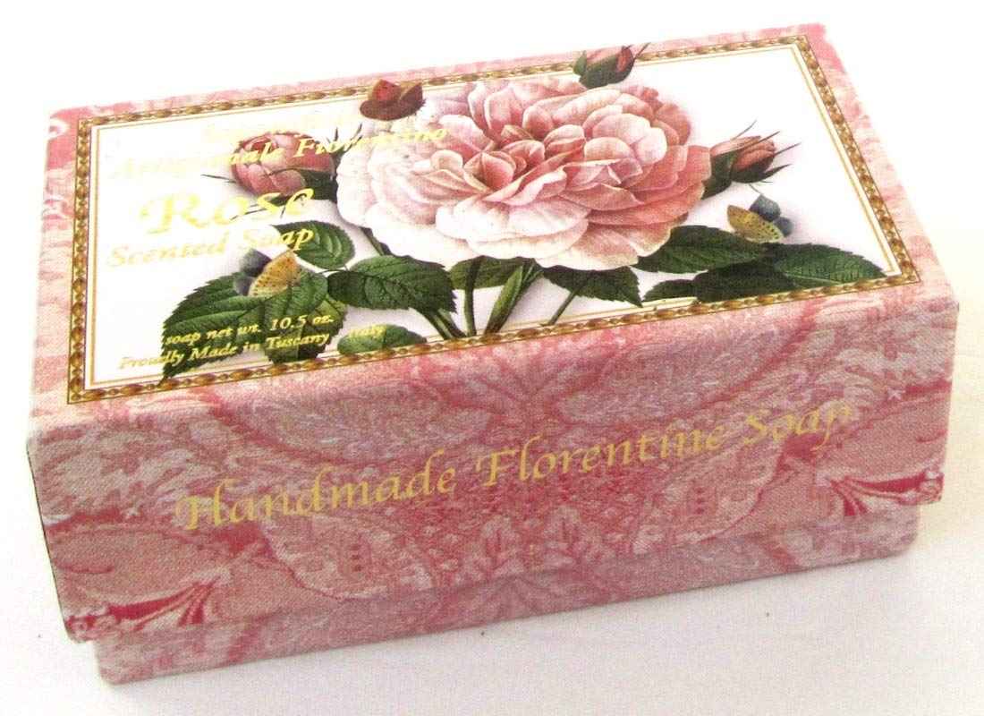 Saponificio Artigianale Fiorentino Rose Scented Italian Soap 10.5 ounces
