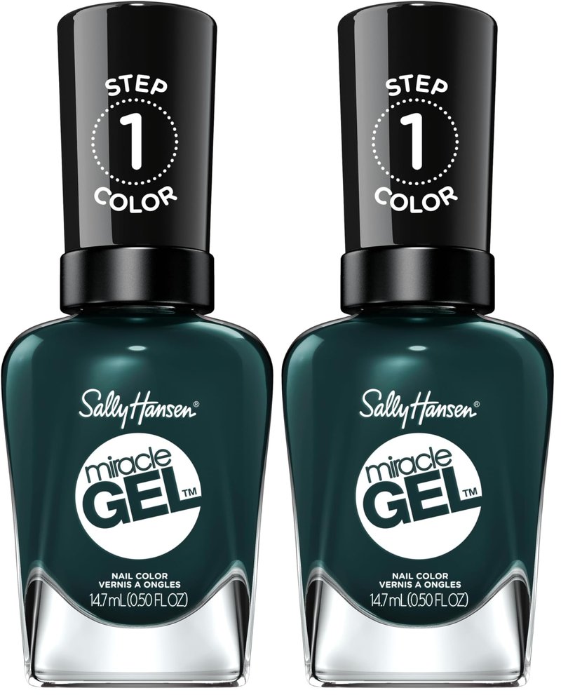 Sally Hansen Miracle Gel Nail Polish, 676 Jealous Boyfriend, 0.5 Fl Oz (Pack of 2)