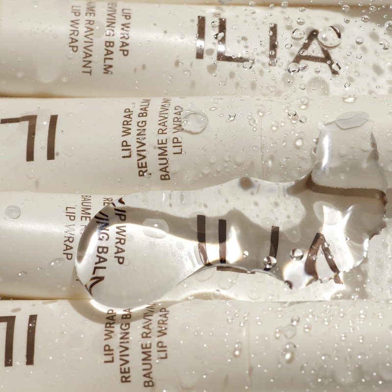 ILIA Lip Wrap Reviving Balm - Hydrating, Smoothing & Plumping | Hyaluronic Acid & Sea Succulent | Vegan, 0.23 fl oz