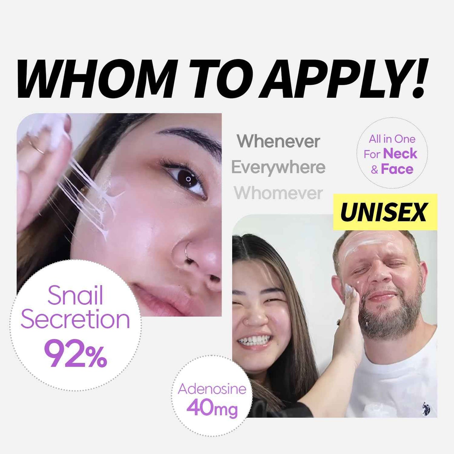 coxir BLACK SNAIL COLLAGEN ALL IN ONE EYE CREAM for eye, neck and face | Black-3-Complex: Black Rice, Collagen| Paraben Free, Cruelty Free, Good for Christmas Stocking Stuffers [30ml/1.01 fl.oz]