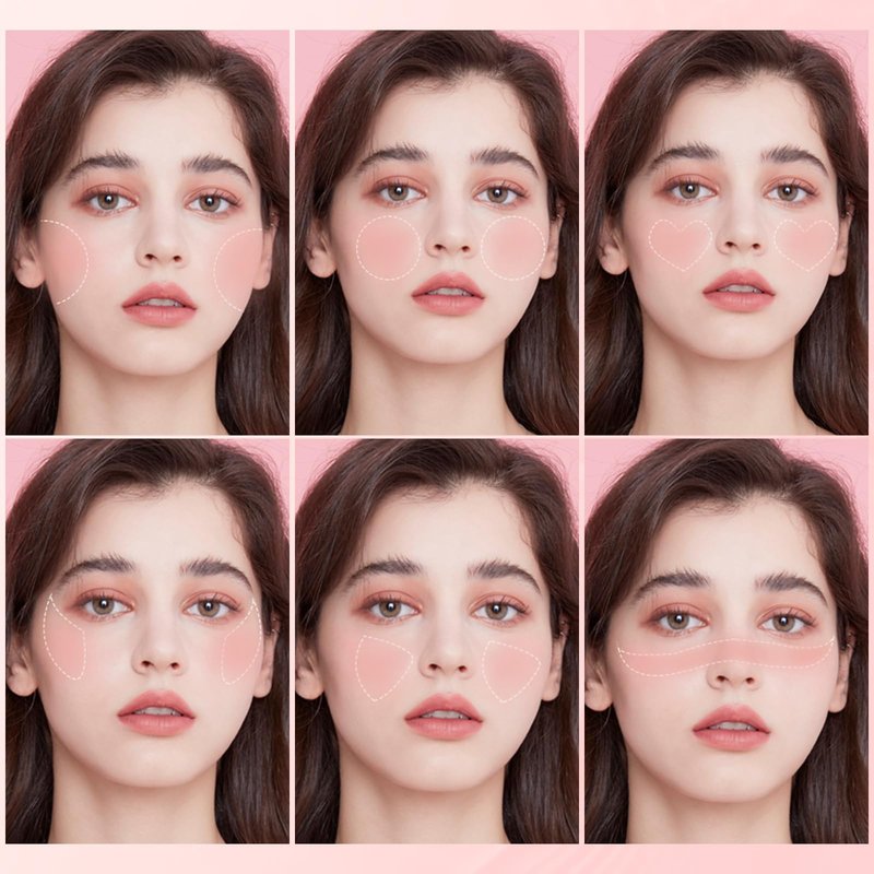 FOCALLURE Silky Cream Liquid Blush,Leaving a Matte Dewy Makeup Look,Easy to Apply and Create a Natural Flush,Long Lasting and Lightweight Cheek Blush Face Makeup,BABY DOLL